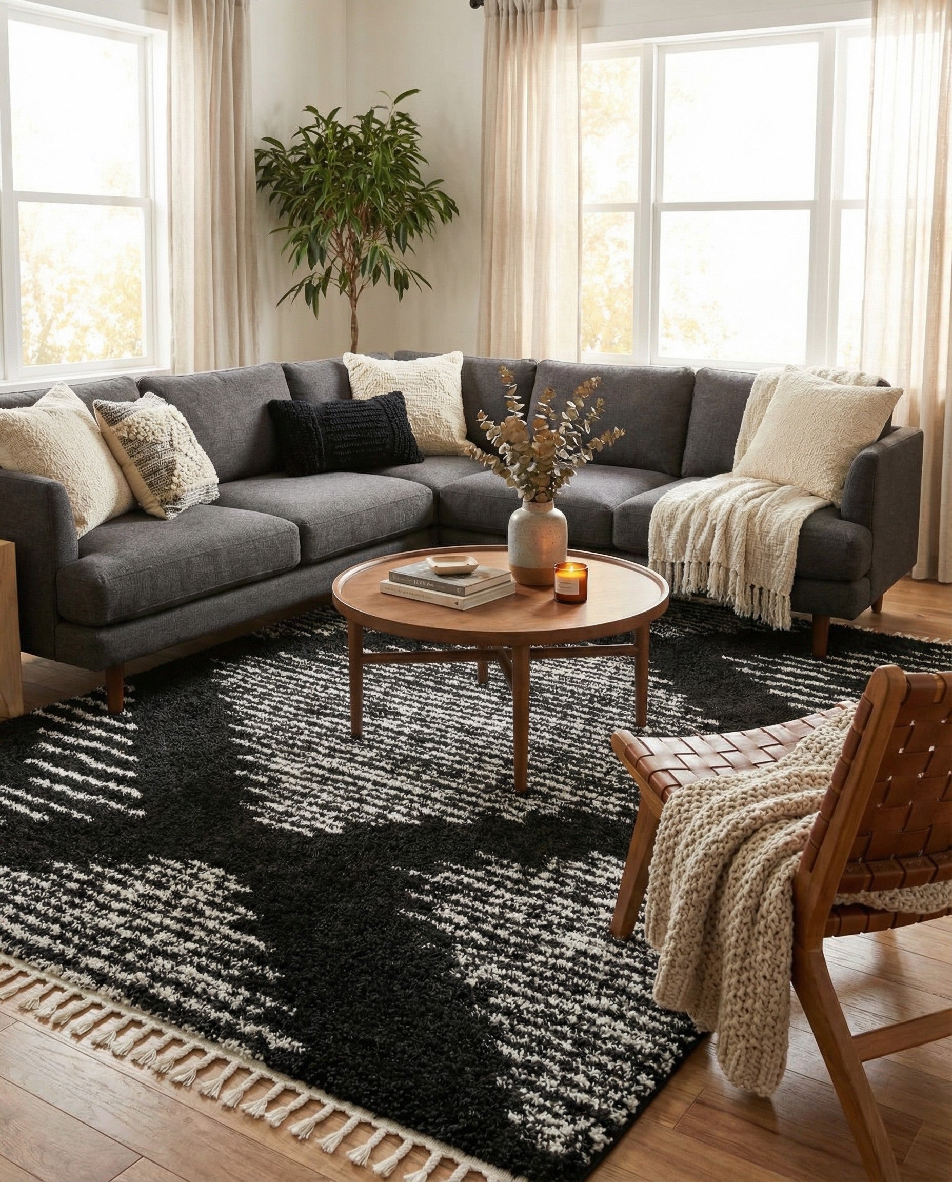  7' 10 x 10' Serenity Shag Rug