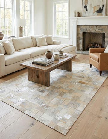 5' 3 x 8' 3 Cowhide Rug