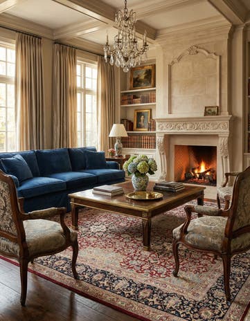 9' 3 x 12' 5 Hand Knotted Kerman Persian Wool Rug