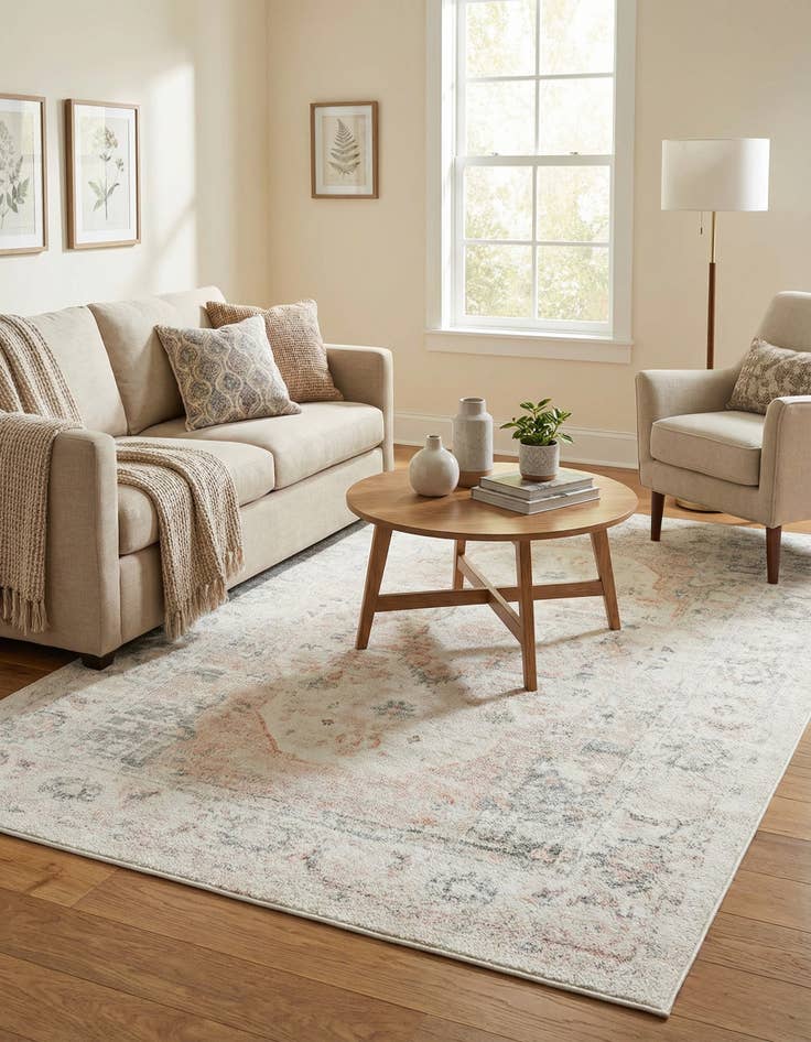 Detail image of 5' 3 x 8' Madeline Vintage Rug