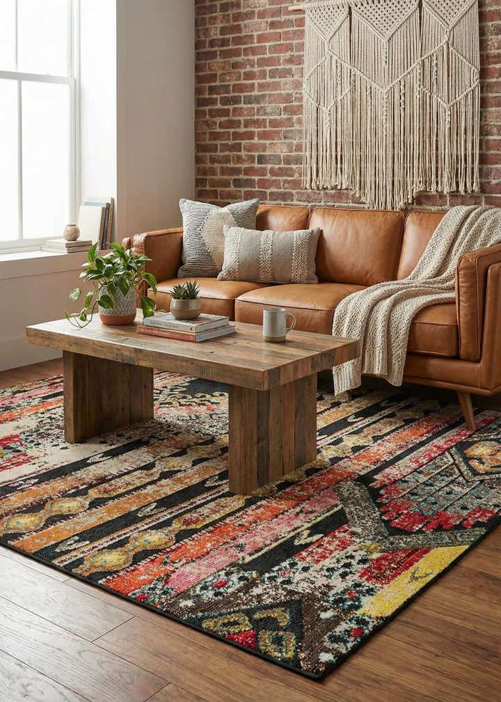5' x 7' Easy-Clean Casablanca Indoor / Outdoor Rug