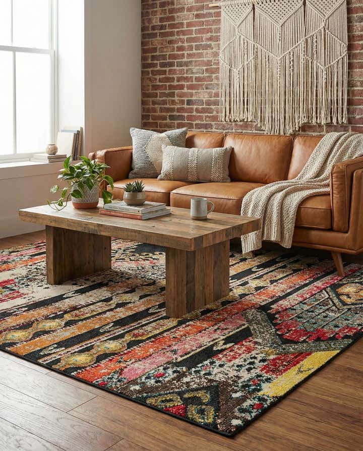 5' x 7' Easy-Clean Casablanca Indoor / Outdoor Rug