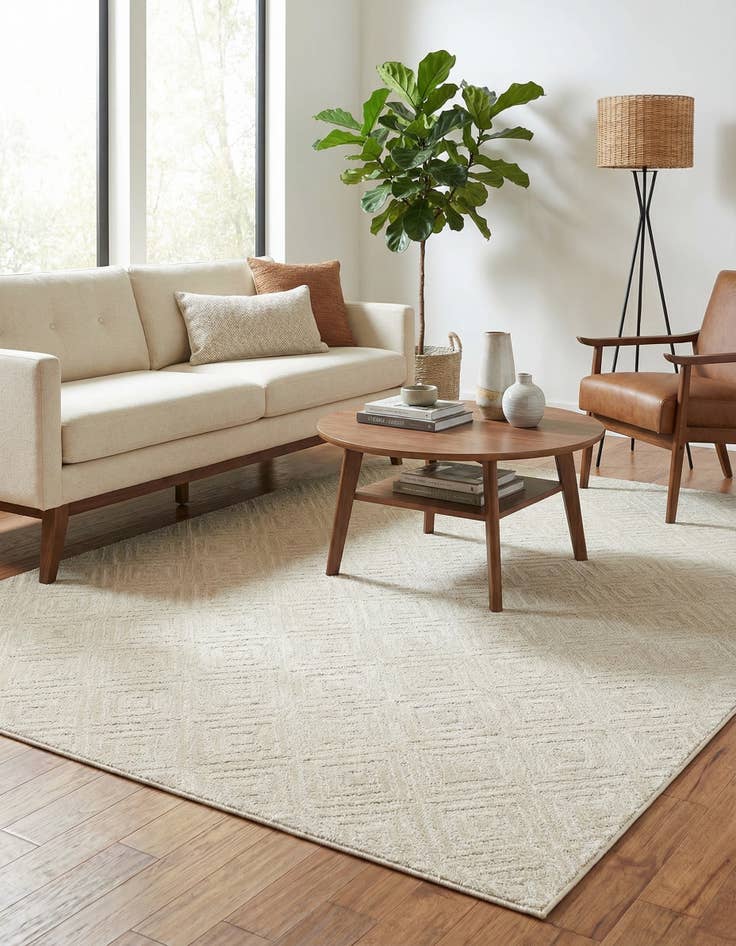 Detail image of  7' 10 x 10'  Washable Sabrina Soto Indoor / Outdoor Rug