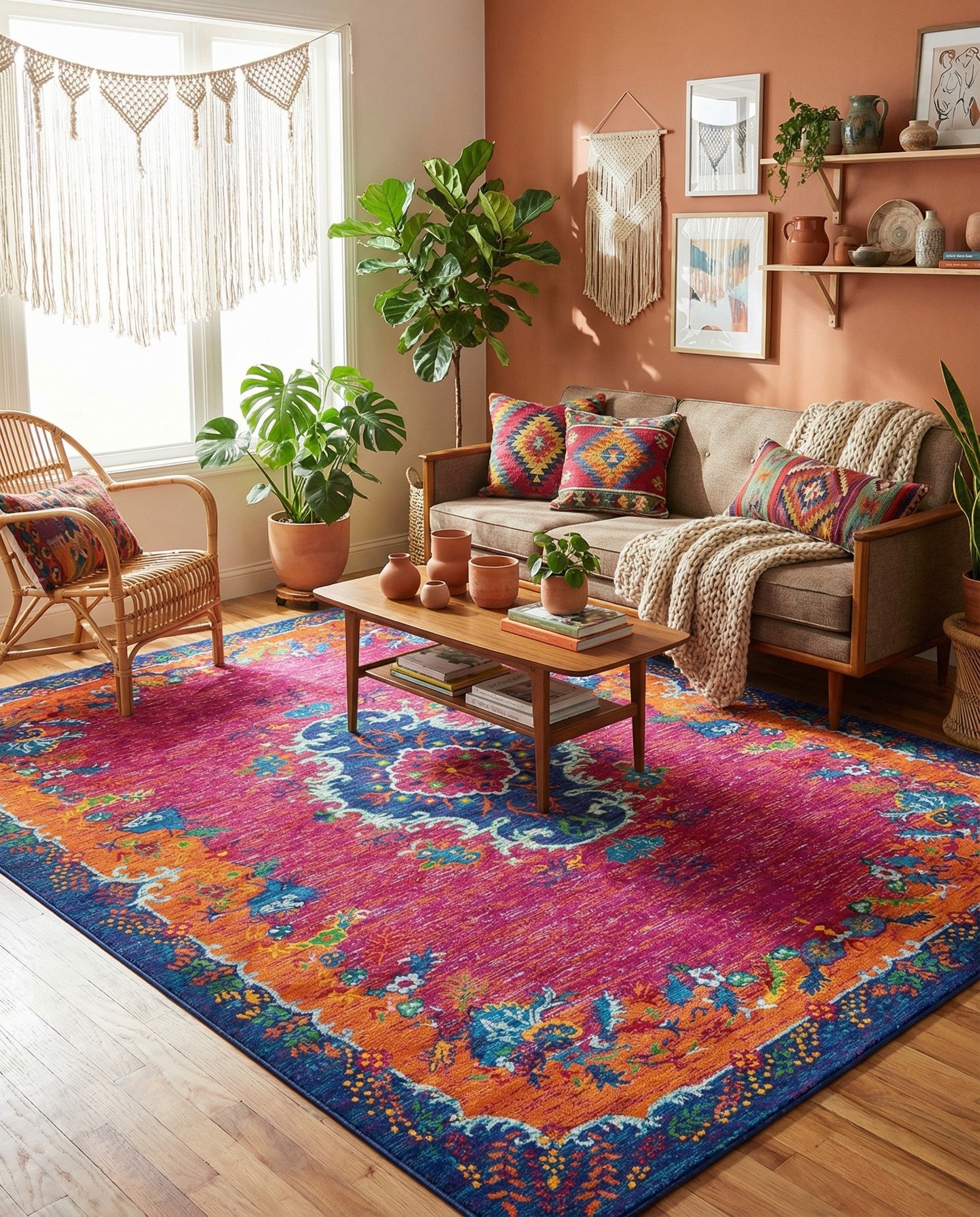 Fuchsia 9' x 12' Calypso Rug | Rugs.com