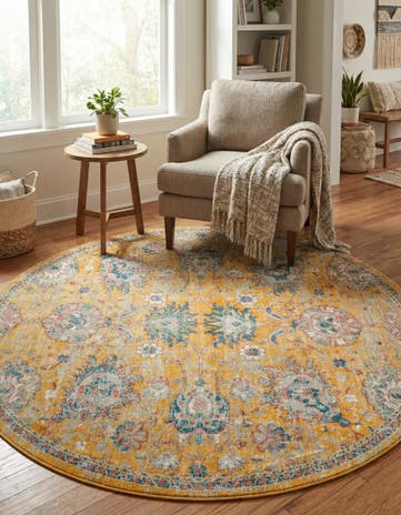 7' 10 x 7' 10 Lola Round Rug