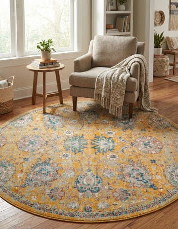 7' 10 x 7' 10 Lola Round Rug