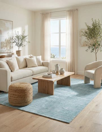 5' 3 x 7' 4 Hand Knotted Darya Wool Rug