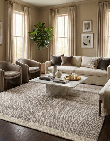 8' 10 x 12' 2 Hand Knotted Darya Wool Rug