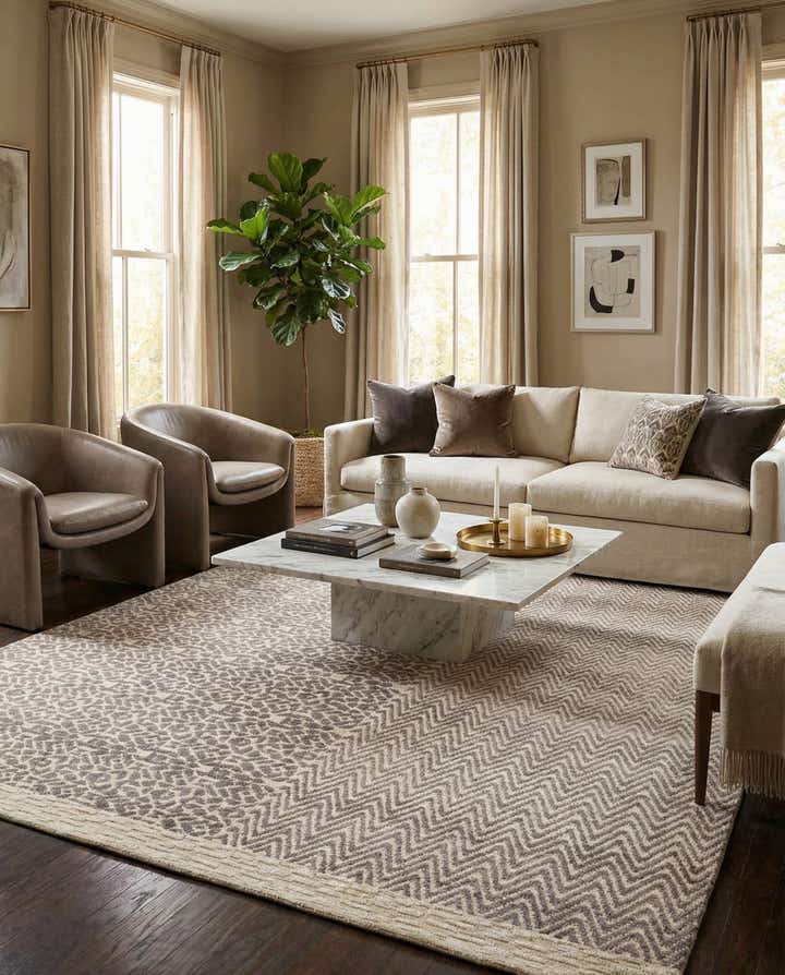 8' 10 x 12' 2 Hand Knotted Darya Wool Rug