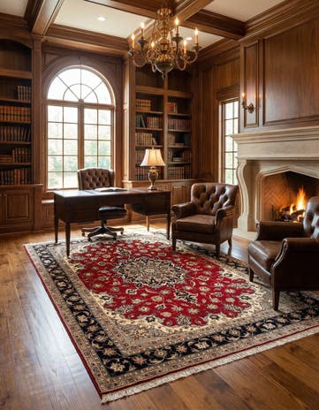 4' 9 x 7' 3 Tabriz Rug
