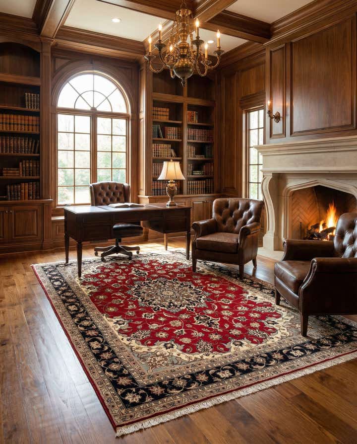 4' 9 x 7' 3 Tabriz Rug