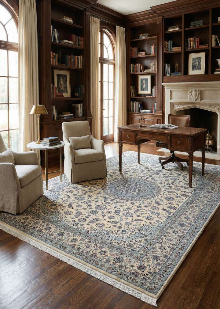 6' 11 x 9' 10 Nain Rug