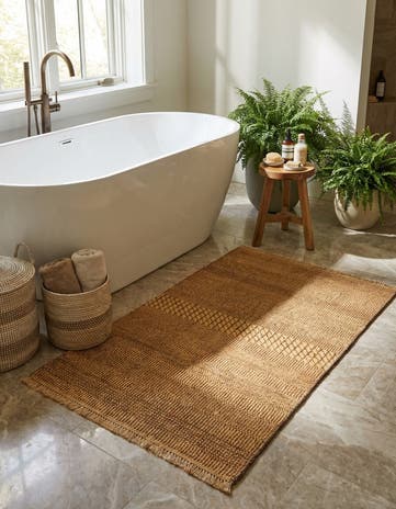 2' 6 x 4' 4 Hand Knotted Gabbeh Wool Rug