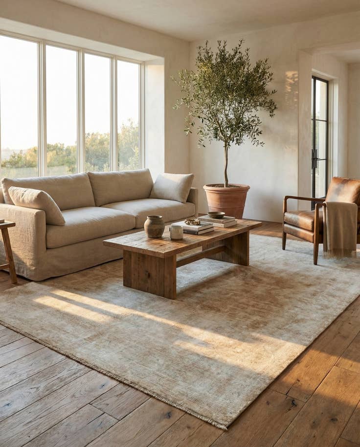 Detail image of 6' 7 x 9' 6 Hand Knotted Ultra Vintage Persian Wool Rug