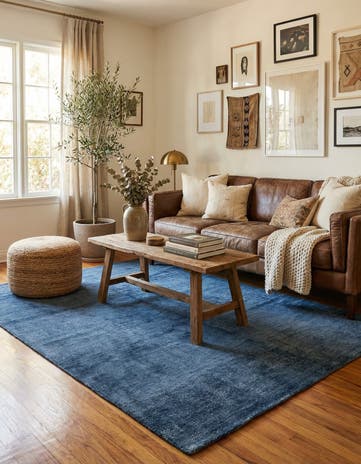 5' 6 x 7' 10 Hand Knotted Moroccan Wool Rug