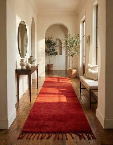 5' 9 x 10' 9 Beni Ouarain Wool Runner Rug