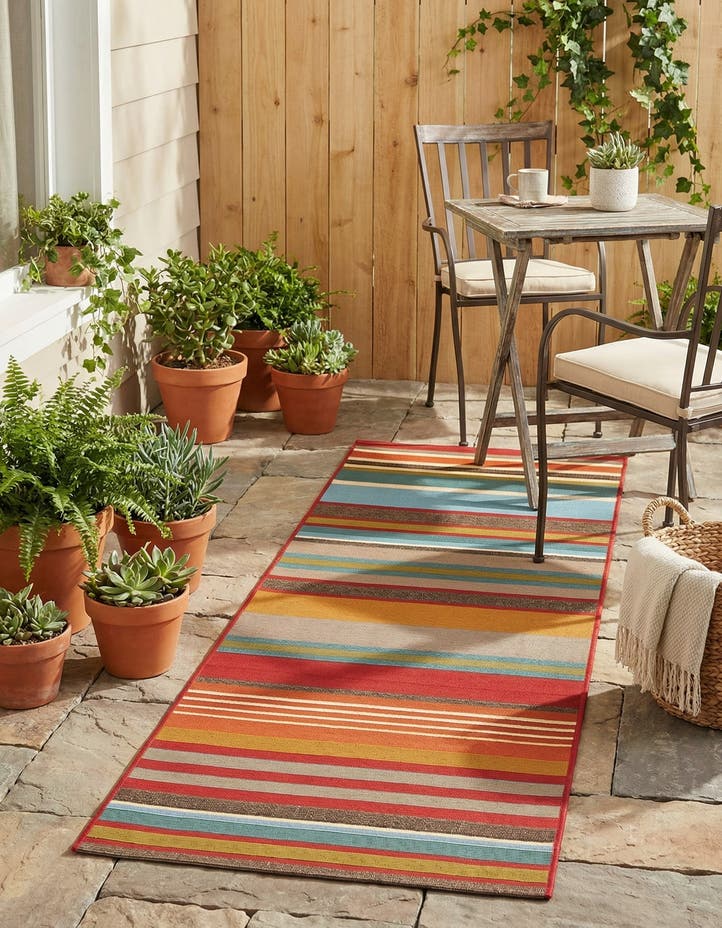 2' x 6' Easy-Clean Modern Indoor / Outdoor...
