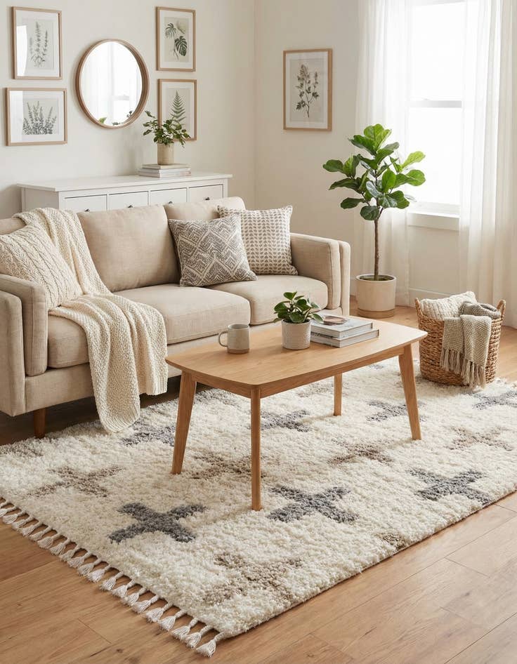 Detail image of 4' x 6' Lagom Shag Rug