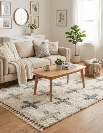 4' x 6' Athena Shag Rug