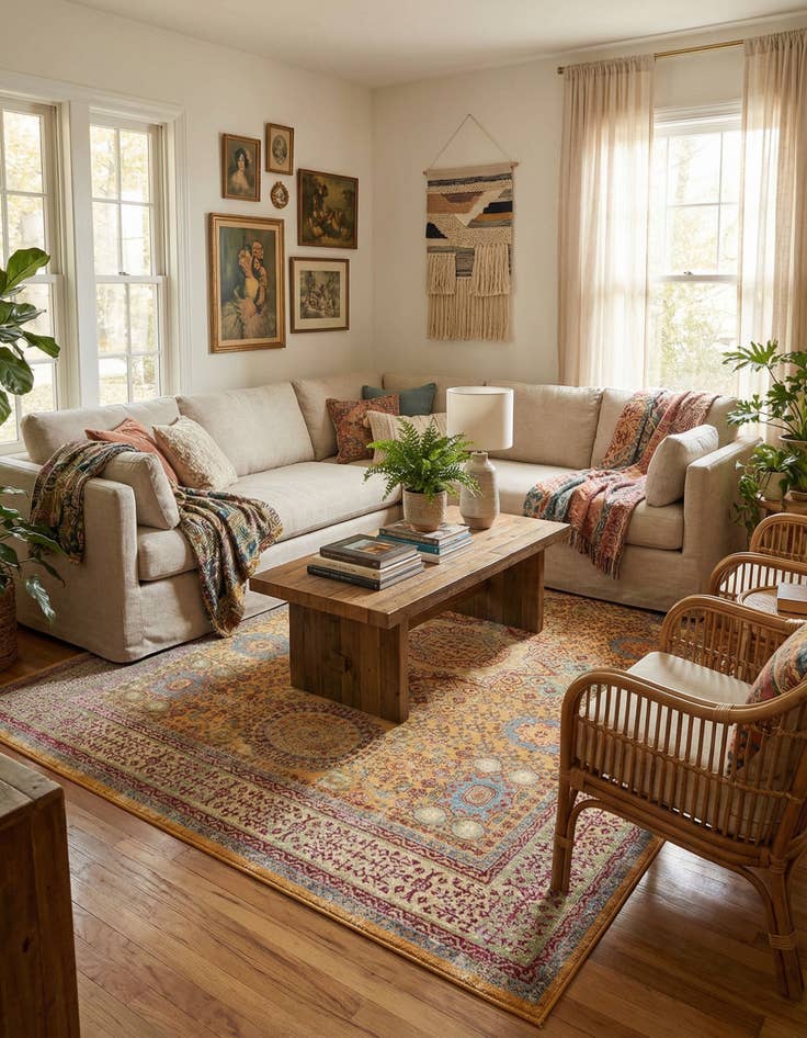 Detail image of  7' 10 x 11' Alexis Rug