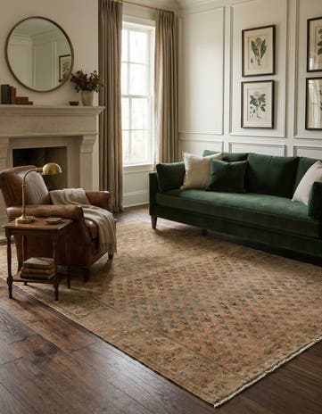 4' 8 x 8' 3 Hand Knotted Ultra Vintage Persian Wool Rug