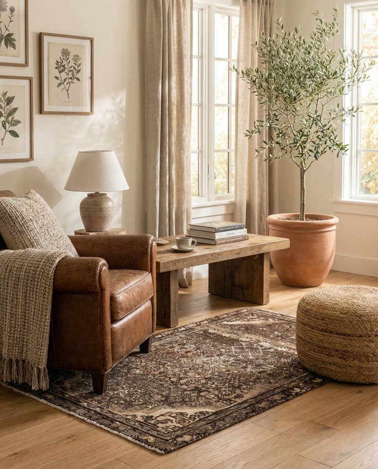 Detail image of 3' x 5' Hand Knotted Ultra Vintage Persian Wool Rug