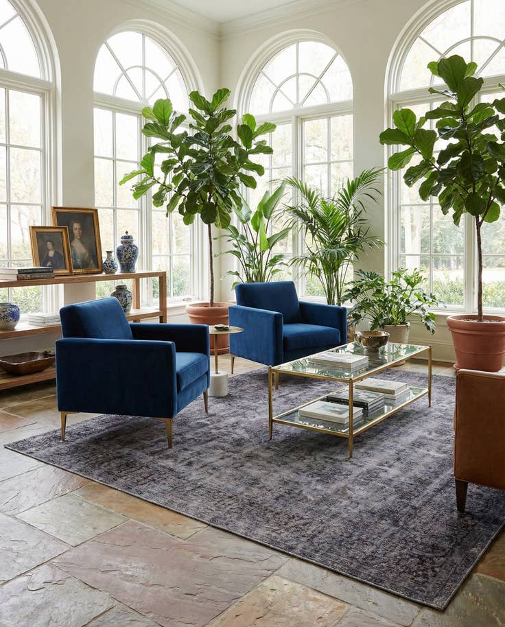 Detail image of 9' 4 x 12' 10 Vintage Royal Wool Rug