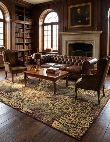 7' 1 x 10' 6 Vintage Royal Wool Rug