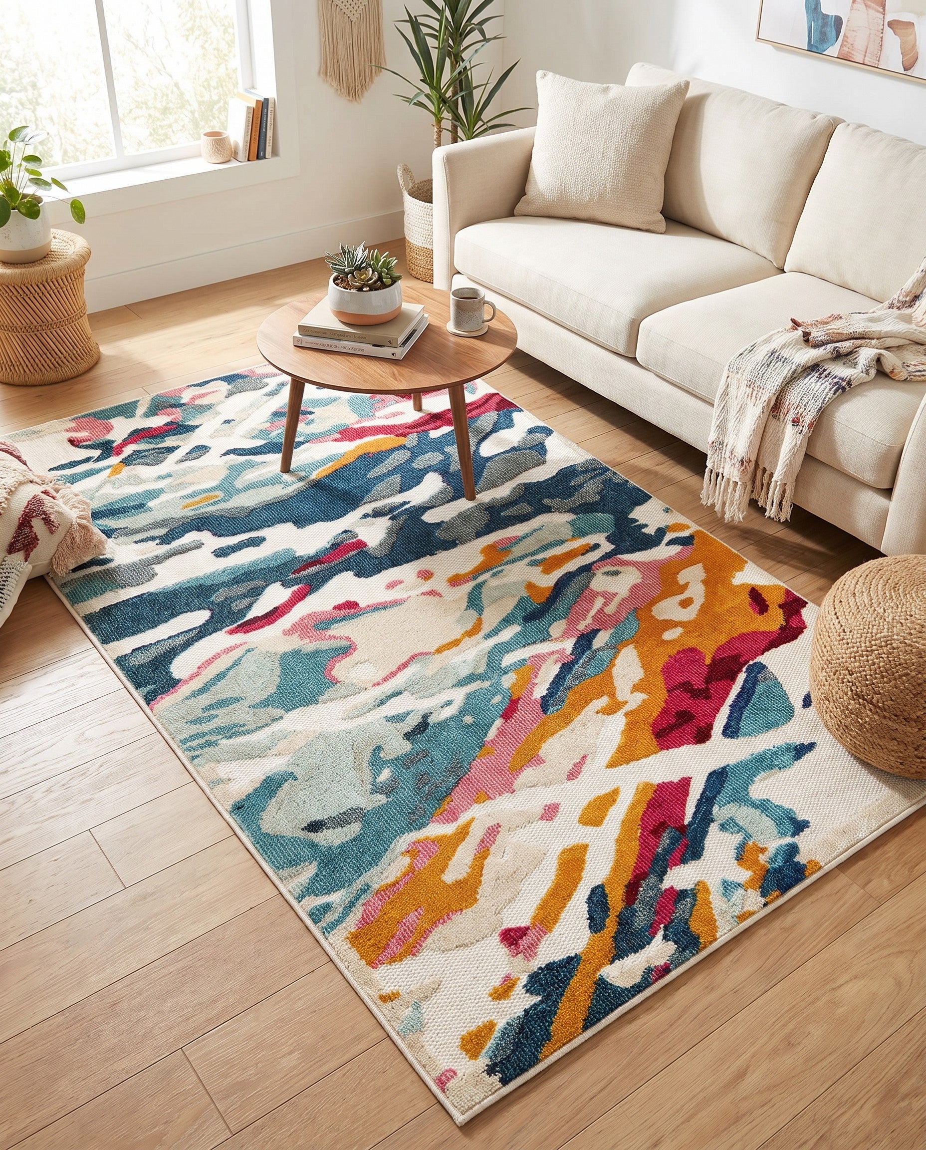 4' x 6' Easy-Clean Casablanca Indoor / Outdoor Rug