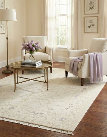 4' 11 x 6' 7 Hand Knotted Darya Rug