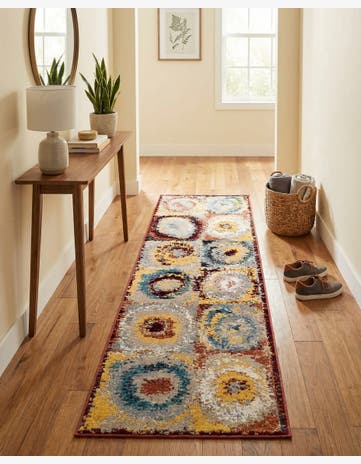 2' x 6' 1 Kamala Washable Runner Rug