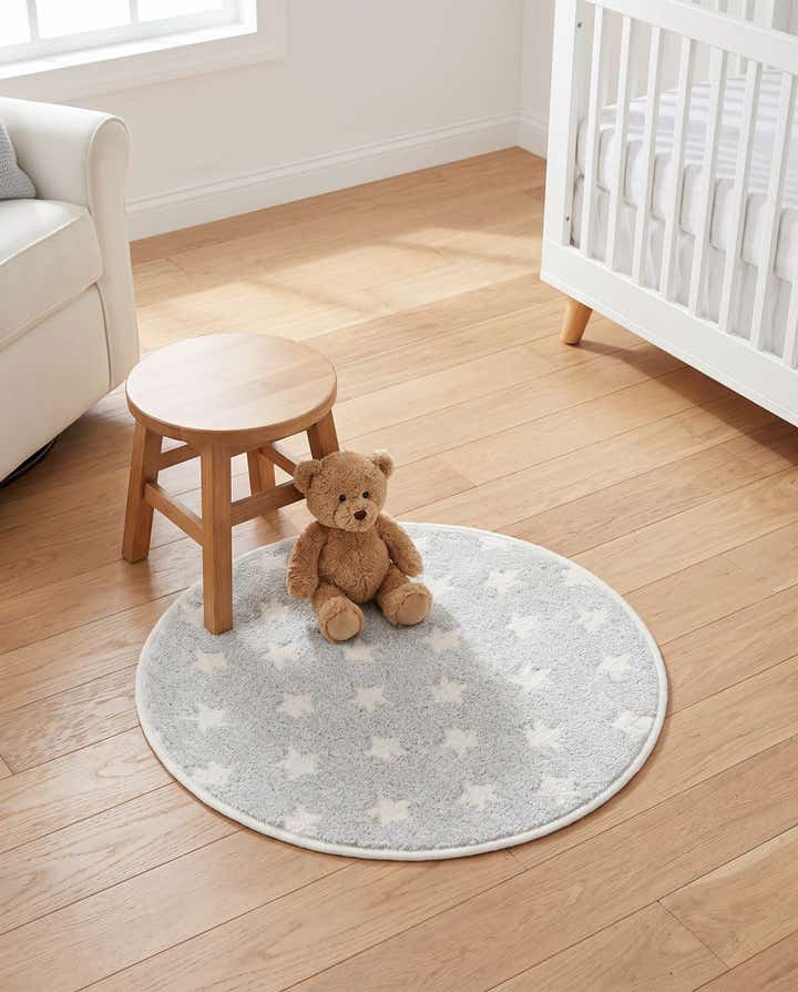 2' 2 x 2' 2 Whimsy Kids Round Rug