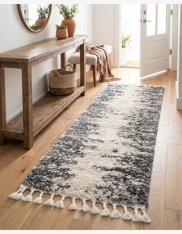 2' x 8' Serenity Shag Runner Rug