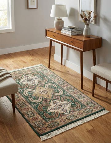 3' 3 x 5' 1 Hand Knotted Bokhara Rug