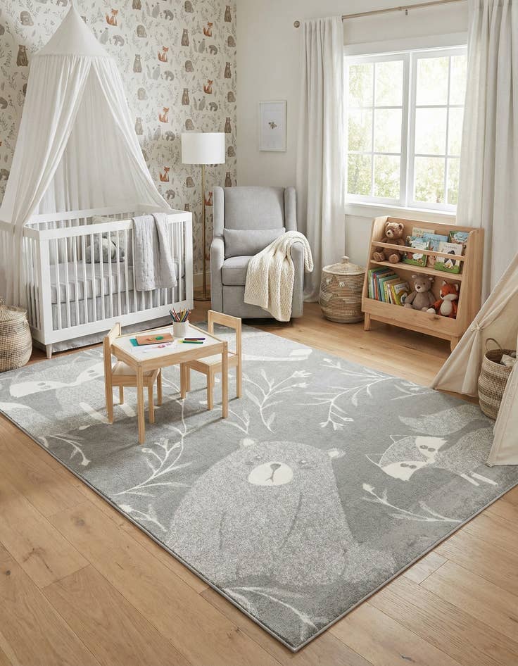 Detail image of 10' x 14' Whimsy Kids Rug