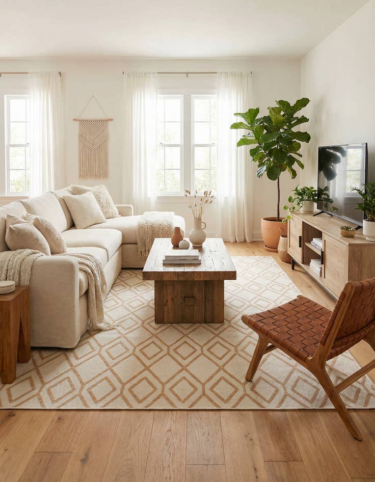 Detail image of 7' x 10' Easy-Clean Jill Zarin Turks and Caicos Indoor / Outdoor Rug