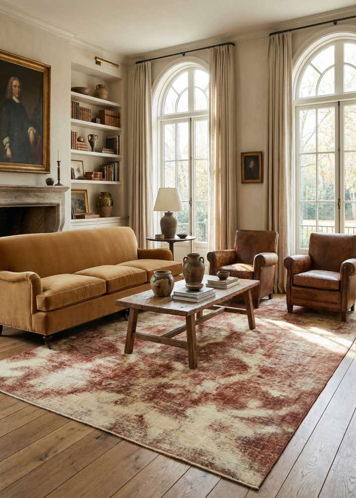 6' 6 x 9' 4 Hand Knotted Vintage Royal Persian Wool Rug