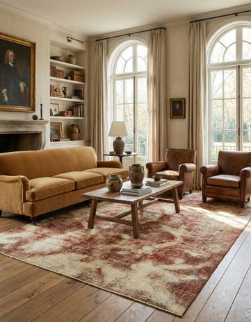 6' 6 x 9' 4 Hand Knotted Vintage Royal Persian Wool Rug