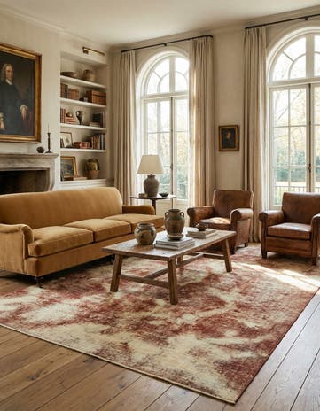 6' 6 x 9' 4 Hand Knotted Vintage Royal Persian Wool Rug