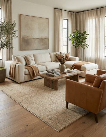 6' 3 x 9' 5 Hand Knotted Modern Ziegler Wool Rug