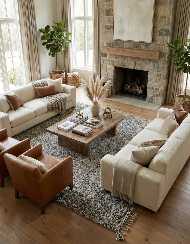 Detail image of 6' 9 x 9' 7  Hand Knotted Moroccan Wool Rug