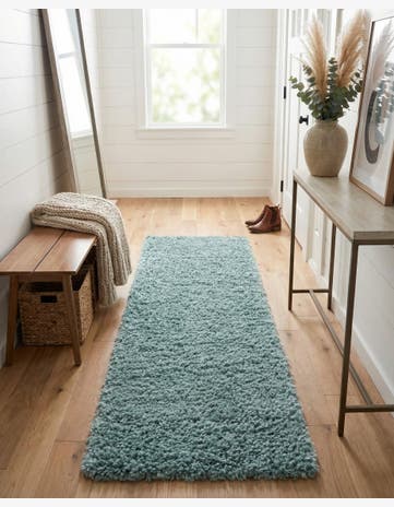 2' 7 x 10' Zermatt Shag Runner Rug