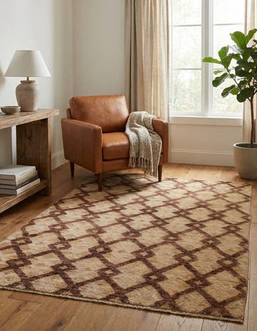 4' 2 x 5' 8 Hand Knotted Darya Wool Rug