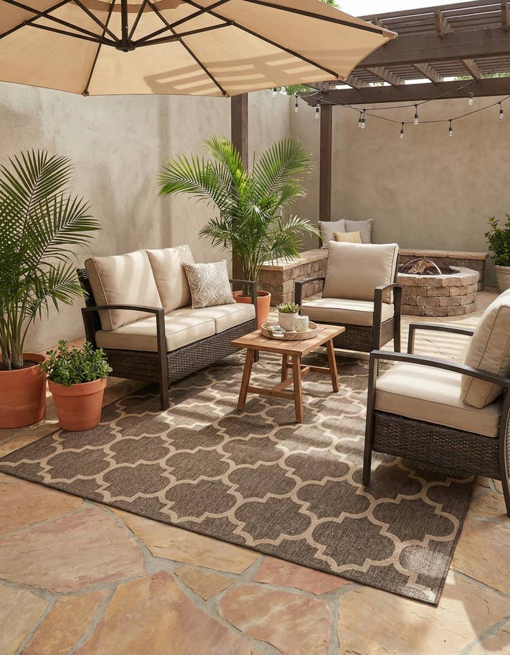 Detail image of 7' 10 x 7' 10 Dunes Square Rug