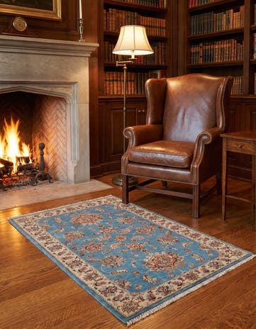 3' x 4' 11 Hand Knotted Ziegler Rug