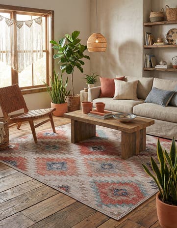 7' 10 x 7' 10 Washable Sisu Square Rug