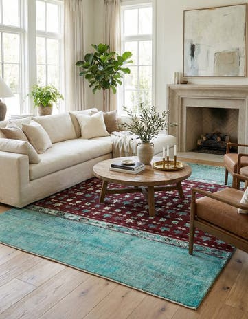 8' x 10' Hand Knotted Moroccan Rug