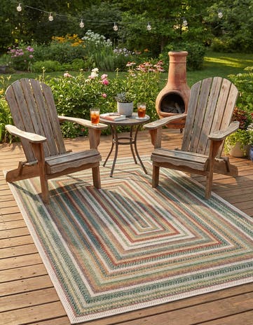4' x 6' Easy-Clean Baja Indoor / Outdoor Rug