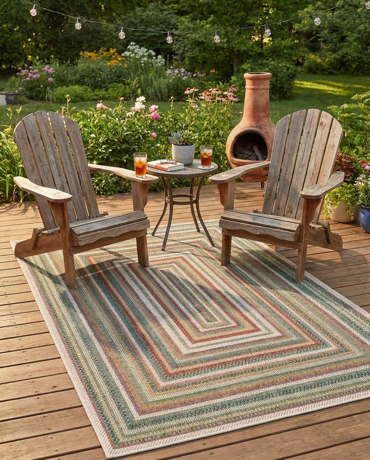4' x 6' Easy-Clean Baja Indoor / Outdoor Rug
