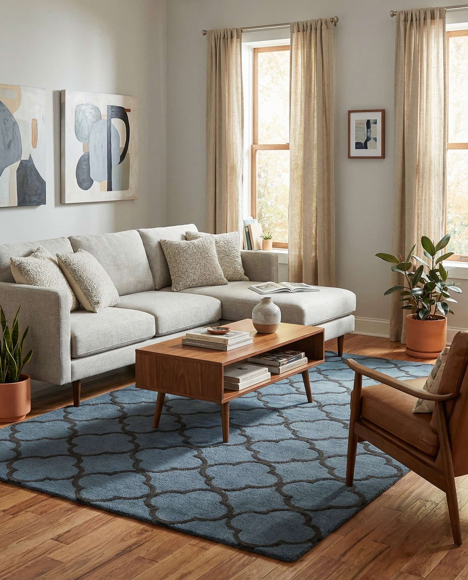 5' 1 x 8' Luna Rug